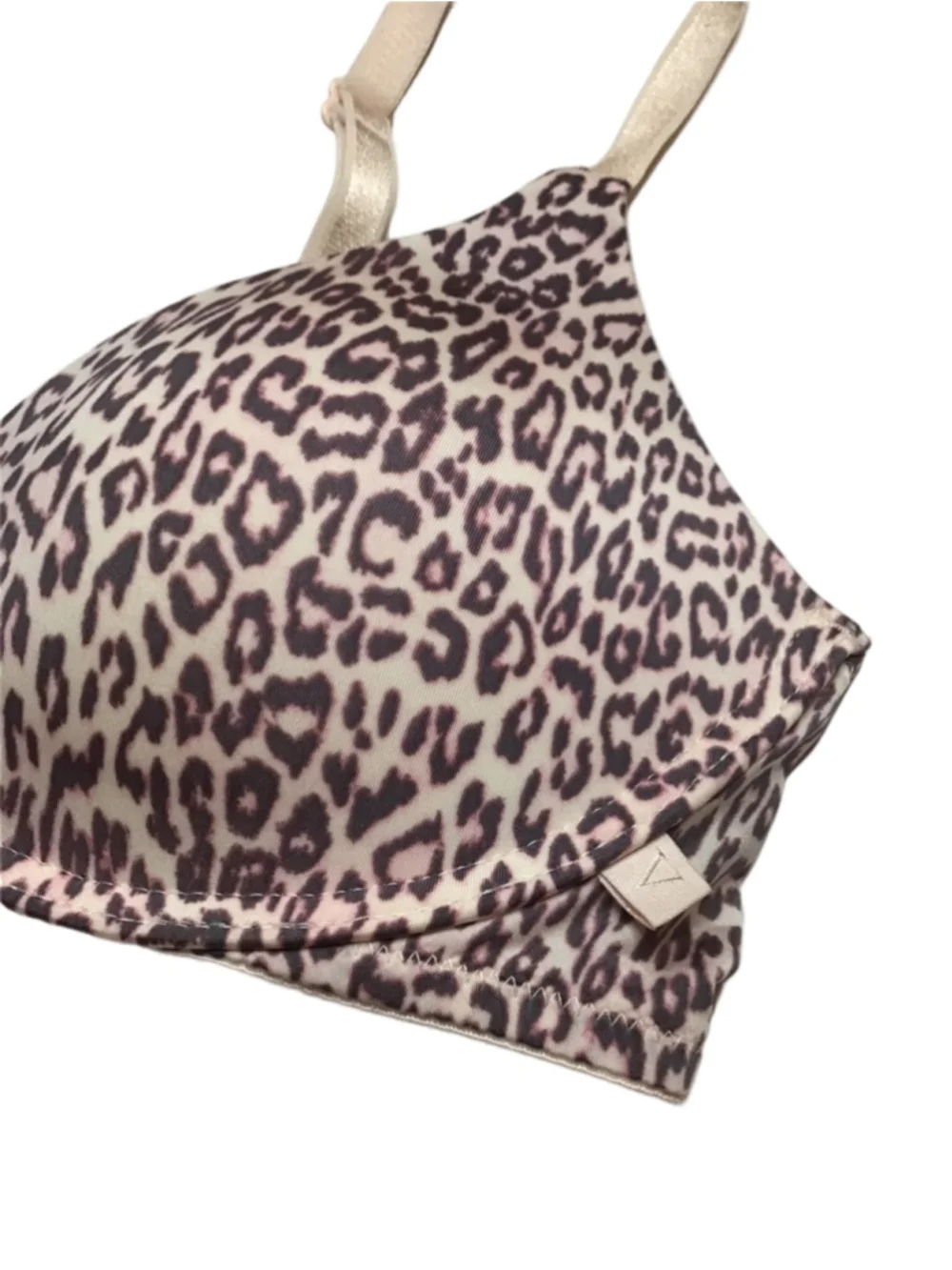 Women's Victoria's Secret 32A Beige Brown Leopard Print Bra
